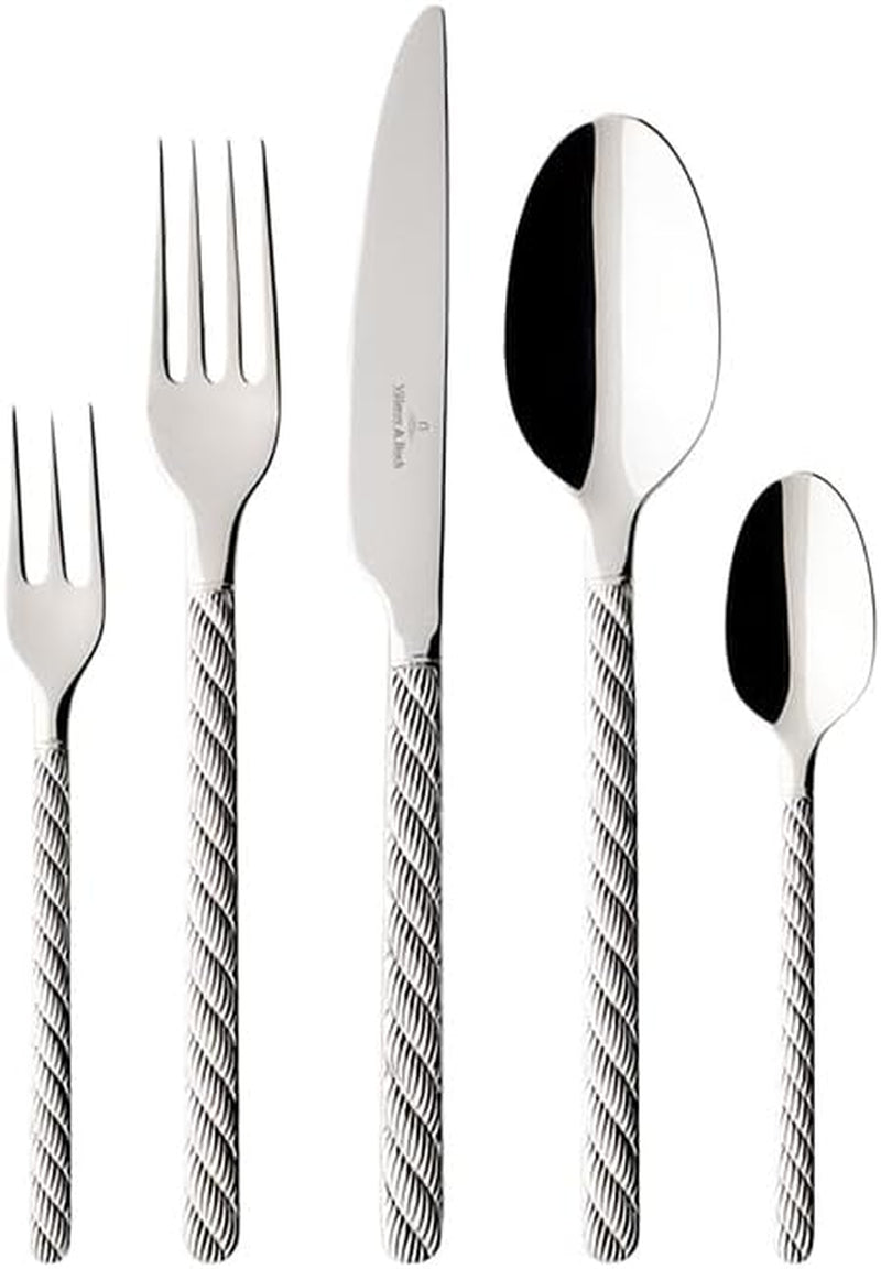 Villeroy Et Boch - Ménagère Montauk, différentes tailles, acier inoxydable Cuisine Naty Shop 30 pièces