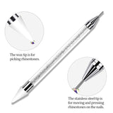 ANGNYA 4000 Pièces Strasssteine ​​​​Nägel Nail Art Strasssteine ​​​​Dekorationen Nagelsteine ​​​​Für Nail Art Zubehör Und Klare Kristall Strasssteine ​​​​Handwork Mit Pick up Pinzette Et Strass Picker Dotting Pen…