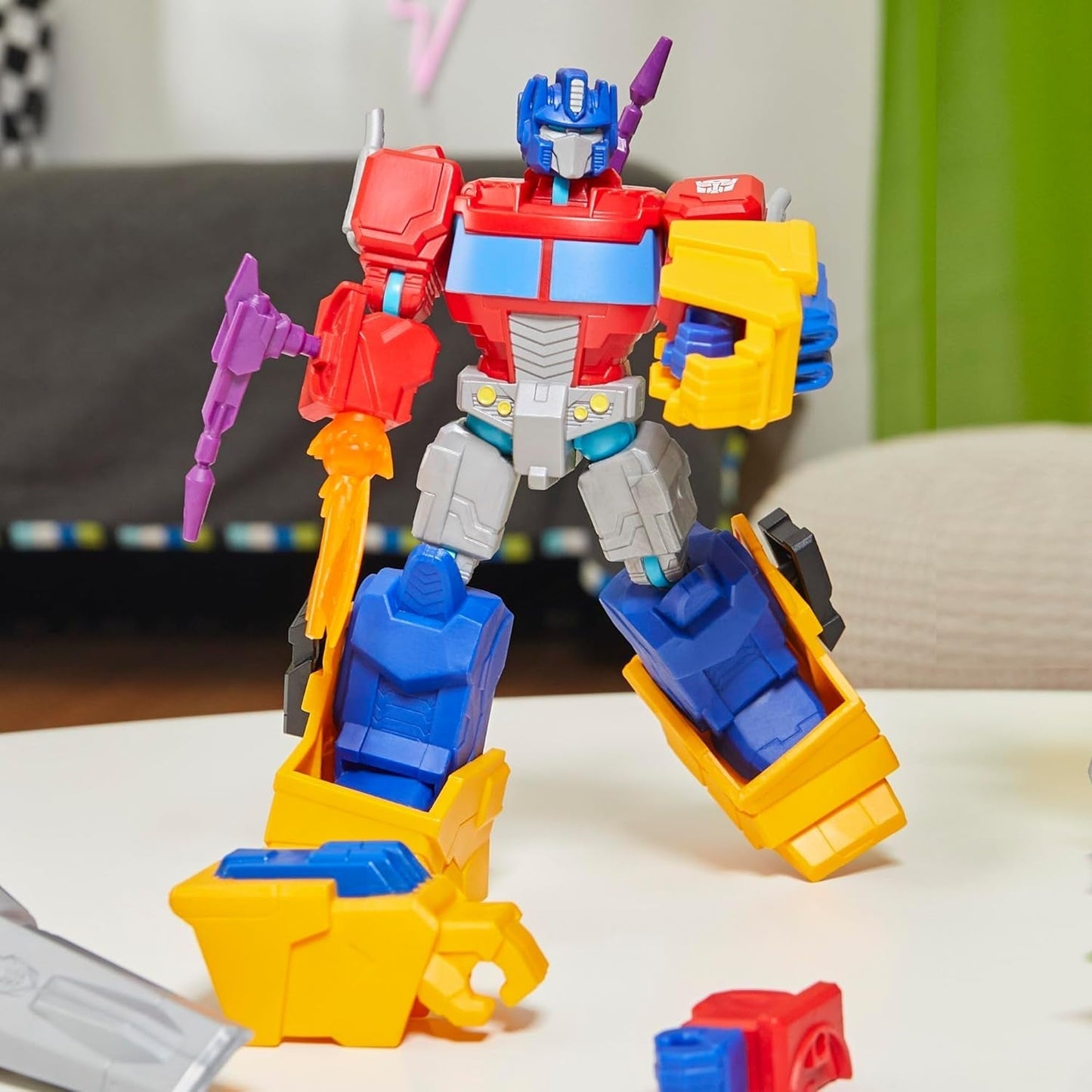 Transformers Mixmashers Optimus Prime Figurines et accessoires de luxe personnalisables Figurines Naty Shop
