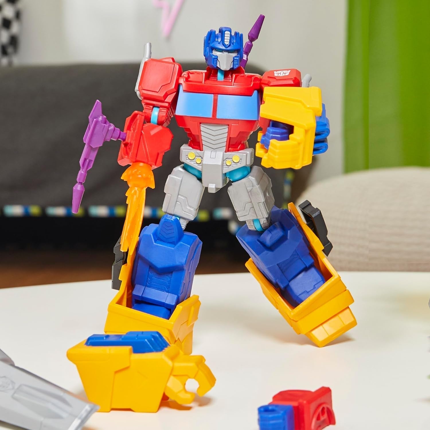 Transformers Mixmashers Optimus Prime Figurines et accessoires de luxe personnalisables Figurines Naty Shop