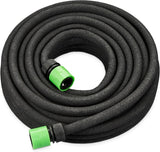Tuyau goutte à goutte Relaxdays, arrosage, tuyau d'arrosage 30 m, arrosage des couches hautes et des haies, tuyau d'arrosage, noir