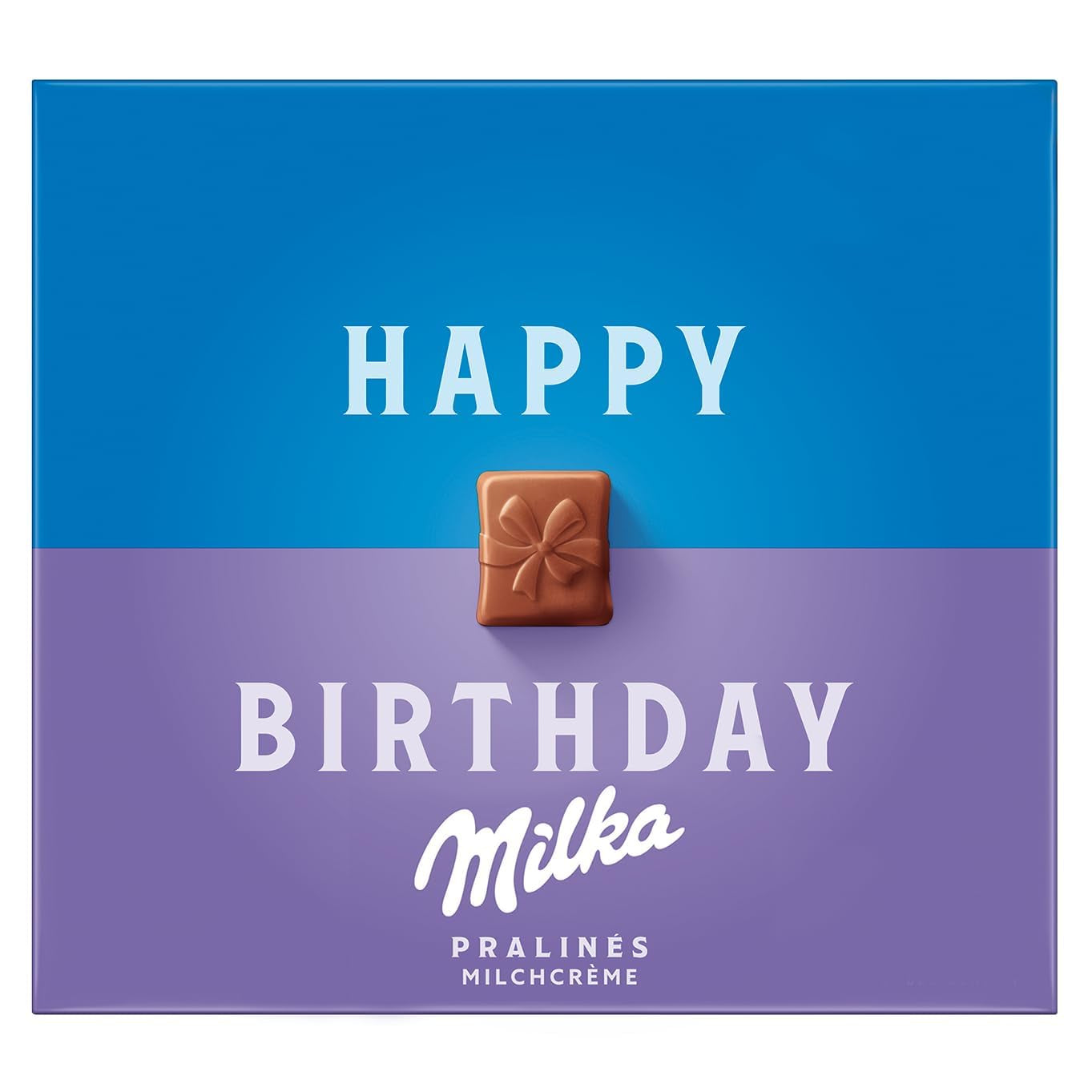 Praliné Milka Félicitations – Chocolat au lait alpin fourré finement crème de lait – 10 x 110g