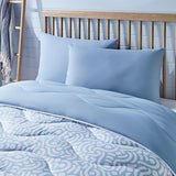 Couette sans housse Night Lark Super King 6 Tog printemps été - Vagues abstraites. Couverture super douce, confortable et légère. Lavable en machine et séchage rapide, ensemble de taies d'oreiller réversibles tout-en-un Couettes et édredons Naty Shop