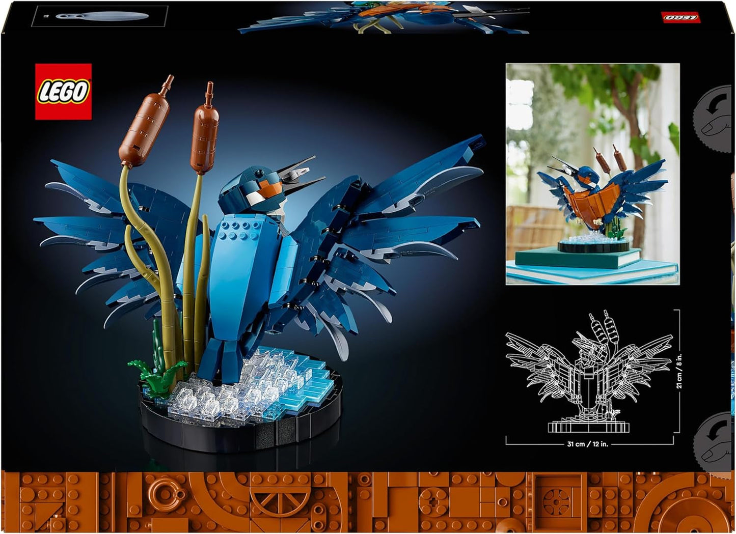 Ensemble de construction LEGO Icons Kingfisher pour adultes, figurine d'oiseau pour salon ou bureau, décoration de maison et de bureau, cadeau pour les amateurs d'oiseaux et les ornithologues, femmes et hommes 10331 Ensembles de construction Besuche den LEGO-Store