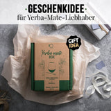 SERVICE À THÉ ORIGEENS MATE Avec tasse à maté portugais, bombilla et thé BIO Yerba Mate - Coffret cadeau original