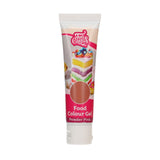 Colorant alimentaire Funcakes Gel Poudre Rose : Colorant alimentaire très concentré pour pâtes, crèmes, fondants, pâte d'amande, pâtisseries, dosage facile, gouttes individuelles pour créer des couleurs éclatantes, Halal, 30 g