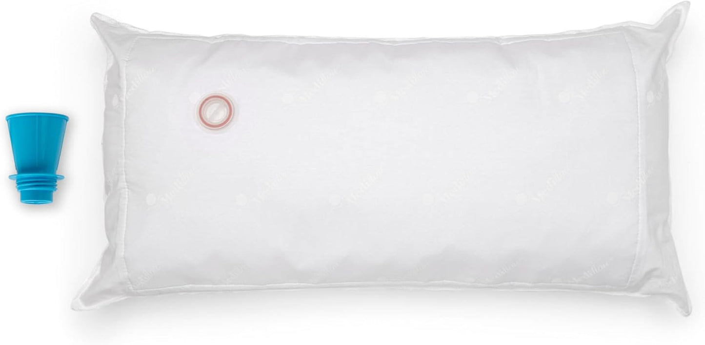 Oreiller à eau original Mediflow 5201 dans un paquet de deux 40 x 80 cm, blanc, 2 pièces (1 paquet) Oreillers standard Naty Shop