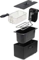 Friteuse à huile Bestron avec technologie zone froide, 3,5 litres, 2000 watts Électroménager Naty Shop