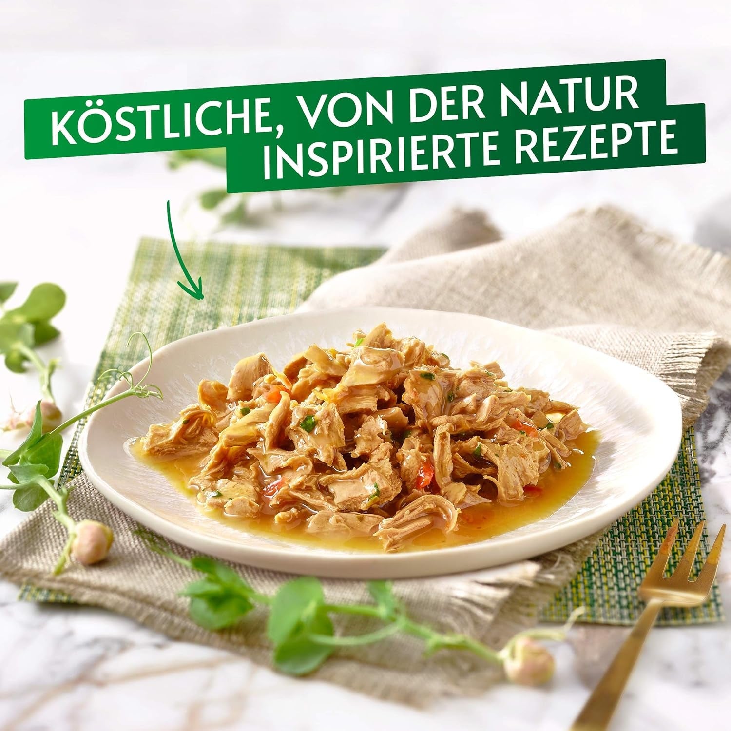 Gourmet Nature's Creation Nourriture humide pour chat en gelée, dinde naturelle, paquet de 12 (12 x 85 g)