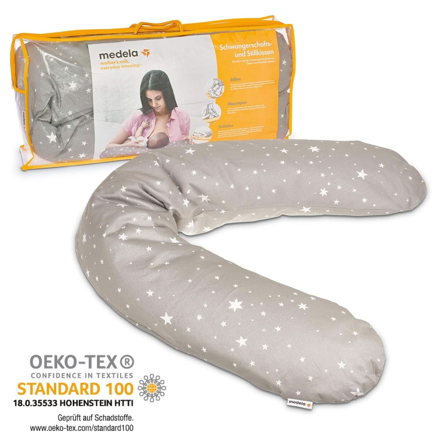 Coussin de Grossesse et d'Allaitement Medela - Rempli de microperles Eps Accessoires Alimentation et Allaitement Bebe Naty Shop