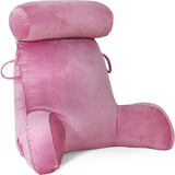 Oreiller de lecture XL pour lit et canapé avec tour de cou amovible, oreiller de dos idéal pour adultes avec mousse à mémoire de forme pour lire, travailler, jouer, regarder la télévision, se détendre (gris)