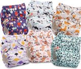 Littles and Bloomz FLP2-0406 Couche réutilisable à clip standard, 4 couches