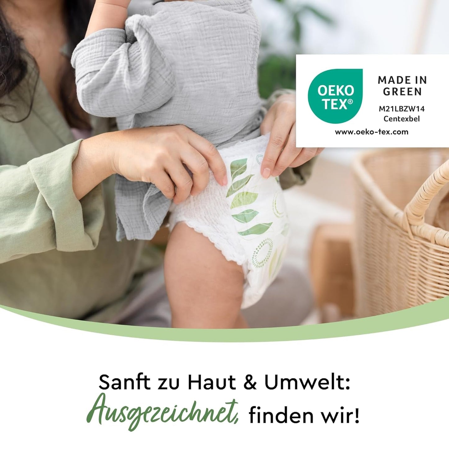 LILLYDOO Eco Pants Taille 7 (17+ kg) Boîte mensuelle (85 pièces)