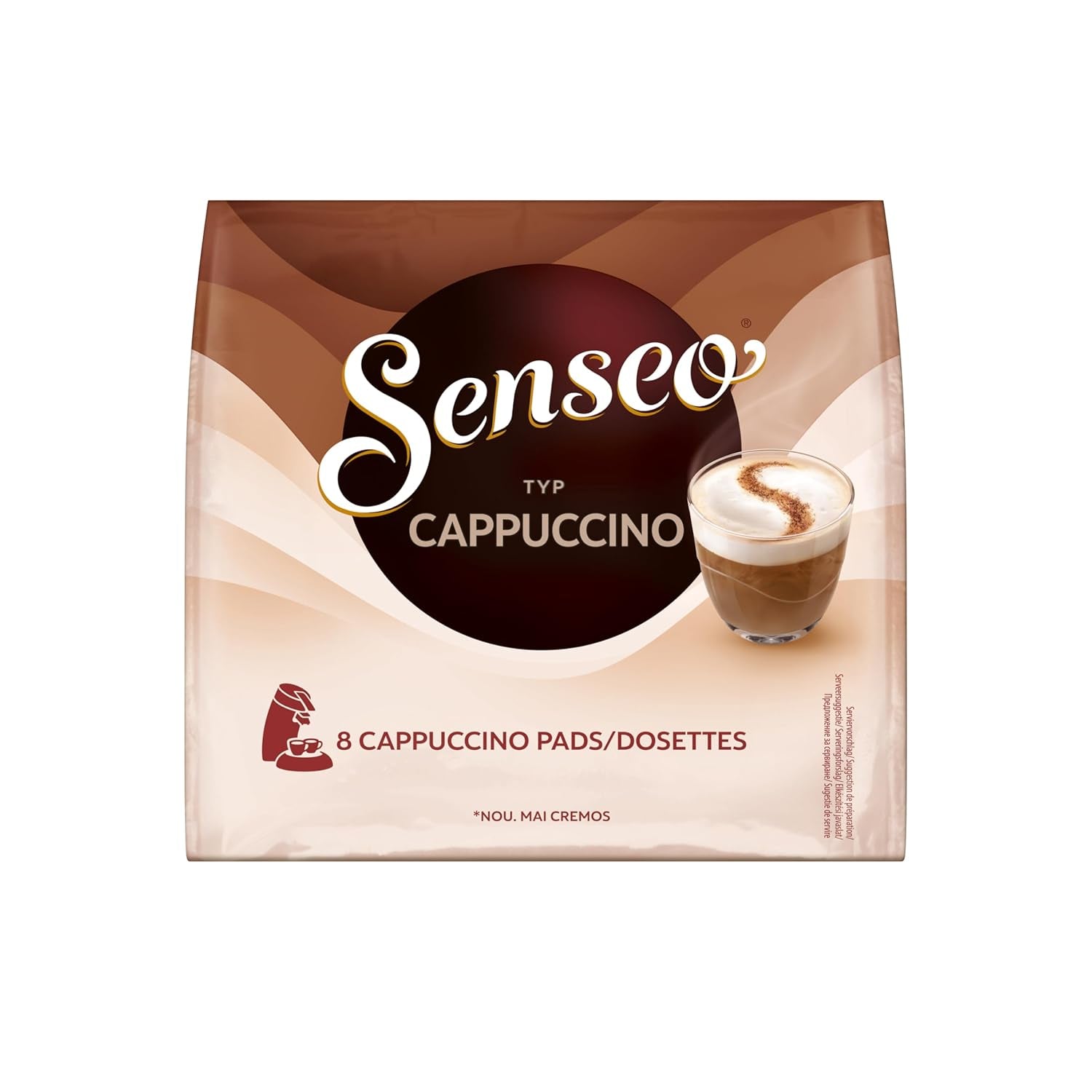 Senseo Pads Probierbox 5 Sorten, Vielfaltspaket, 5 x 16 Getränke, 80 Kaffeepads