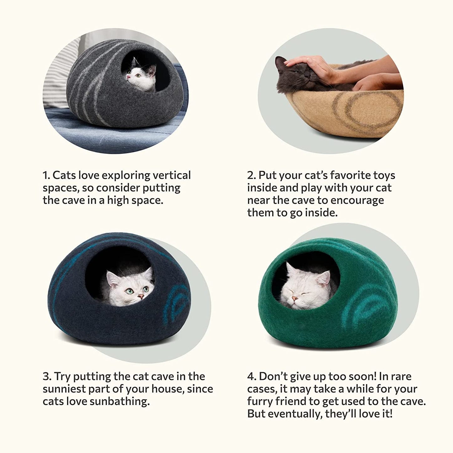 Couvertures et meubles, Animaux, Grottes et maisons, Chats, Lits pour chats, Chats - lits, matelas