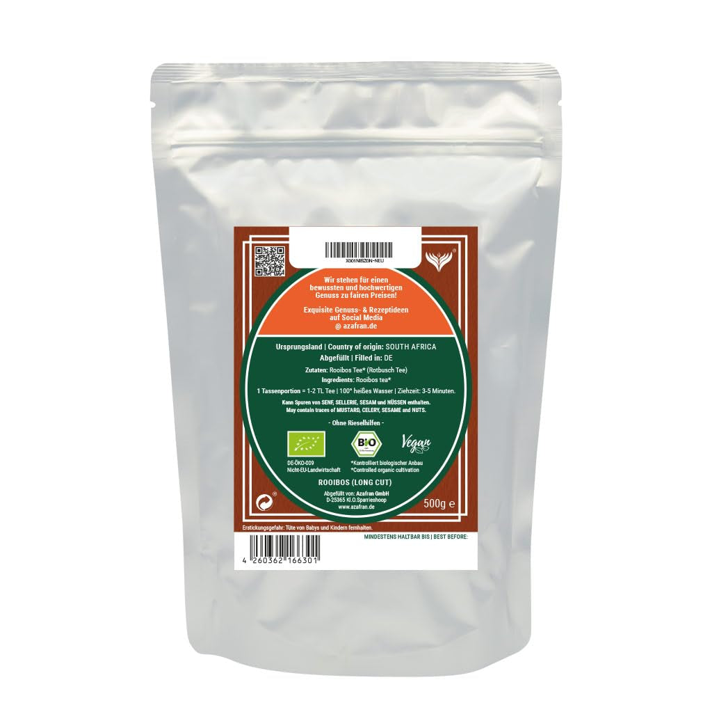 Thé Rooibos Azafran BIO en vrac - Thé rooibos naturel 500 g