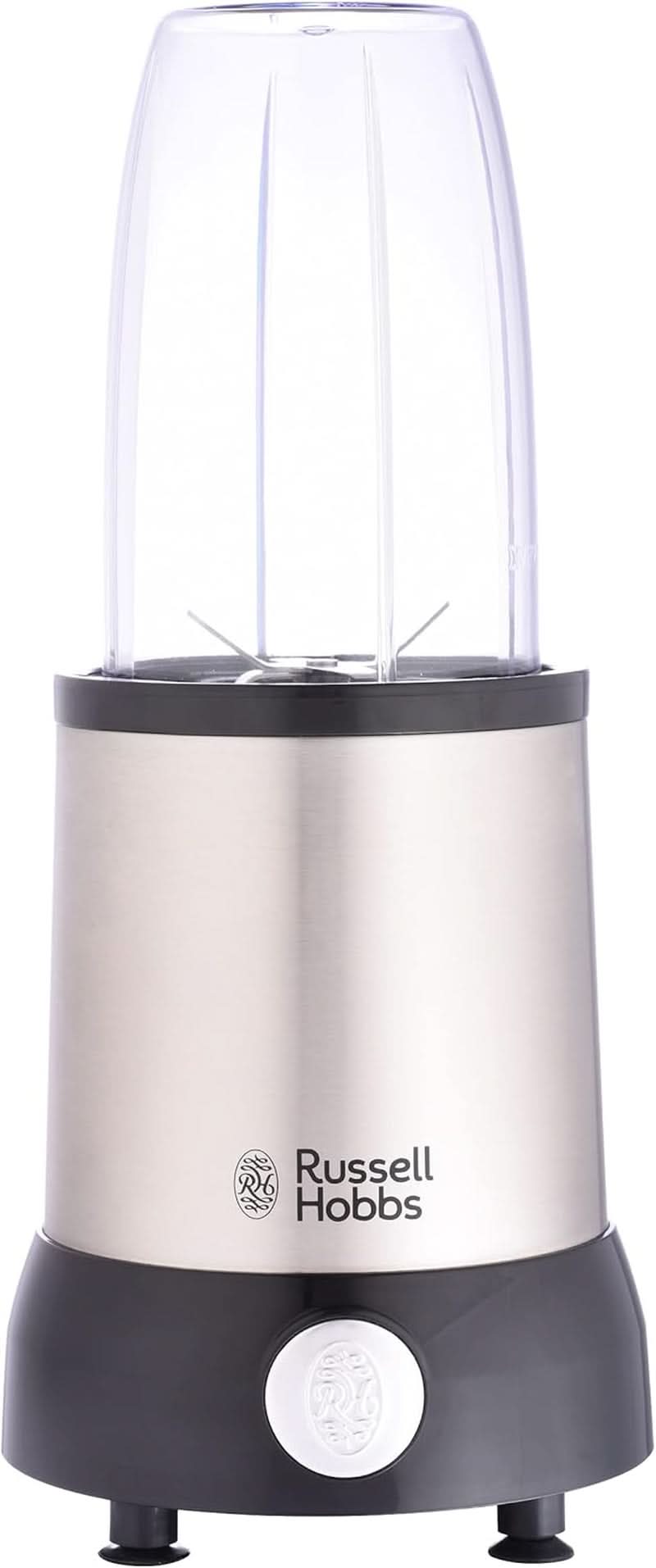 Russell Hobbs Mélangeur [Multifonctions - Batteur sur socle] Nutriboost (Inc. 5 Bpa-Freie et Spülmaschinengeeignete Behälter + Deckel, 22 000 U/Min, 0.9 Ps-Motor) Électrique, Smoothie-Maker 23180-56 Kitchen Naty Shop
