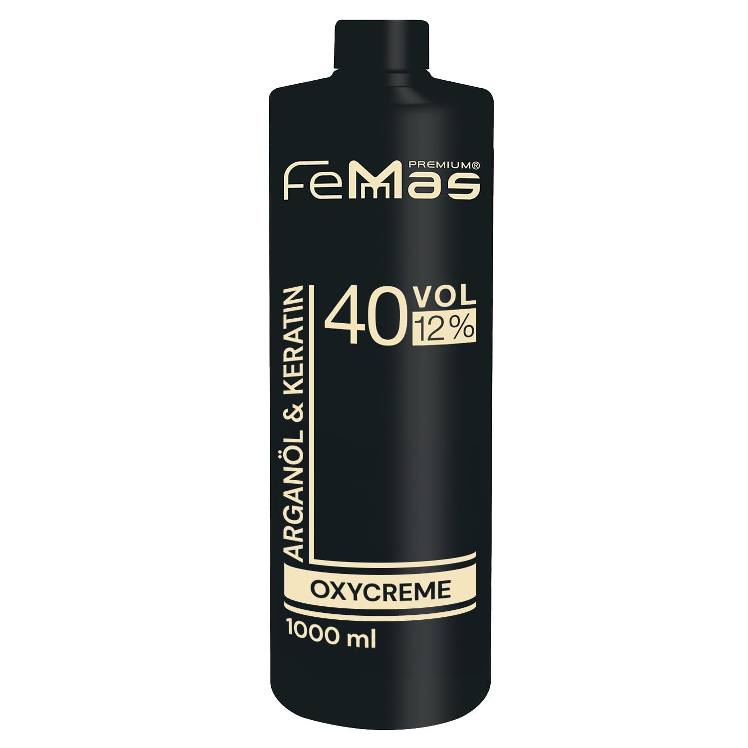 FemMas Oxycreme à 6% 1000 ml I Agent oxydant pour la coloration et la teinture des cheveux I Application facile et fixation optimale I Révélateur pour des résultats uniformes de qualité salon I Révélateur de coloration capillaire Teinture capillaire Naty Shop 12 1 litre (1 paquet)