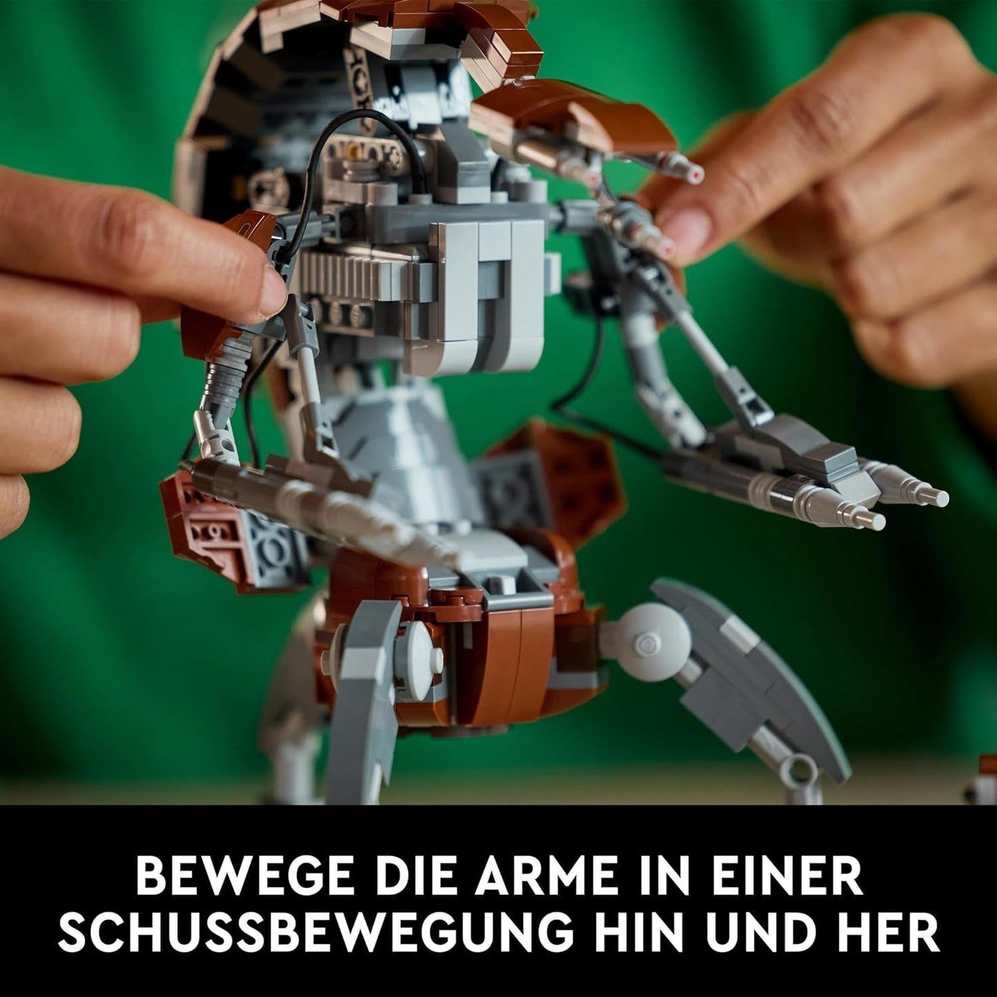 LEGO Star Wars Droideka Set, Kit de modèle de droïde pour adultes, décoration de bureau, objet de collection, idée cadeau pour hommes et femmes 75381 Ensembles de construction Besuche den LEGO-Store