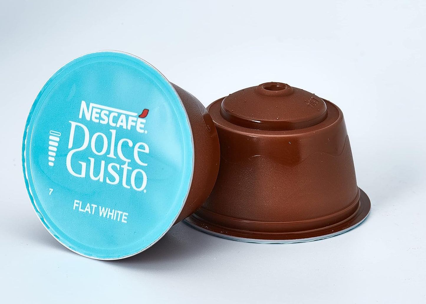 NESCAFÉ Dolce Gusto Latte Macchiato Vorratsbox 90 capsules de café & Flat White, 48 capsules de café, Arabica et Robusta Bohnen