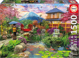 Educa - Puzzle de 1500 pièces pour adultes | Le jardin japonais. Dimensions : 85 X 60 cm. Comprend de la colle pour puzzle Fixpuzzle. Depuis 14 ans (19937) Puzzle Naty Shop Titre par défaut