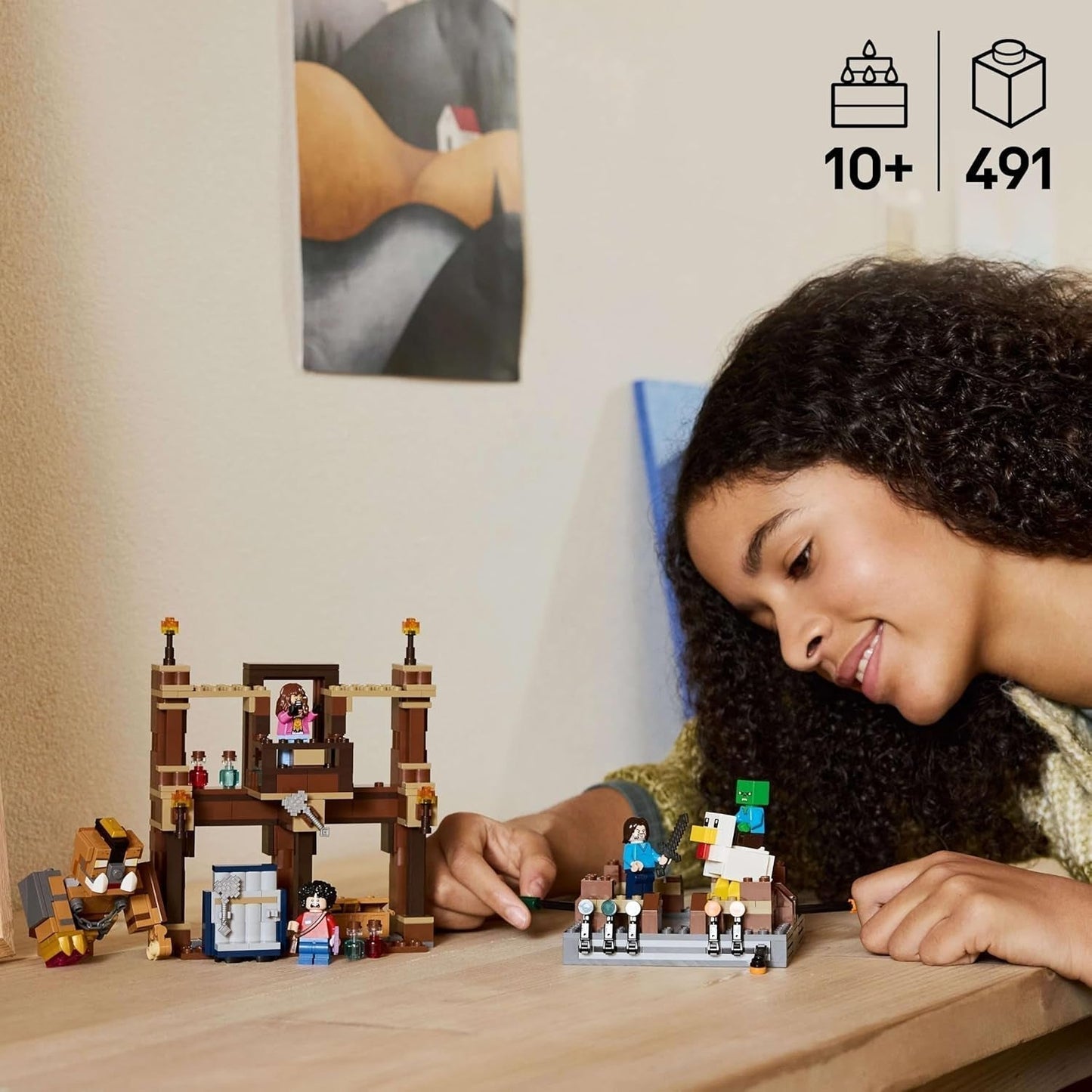 LEGO Minecraft Forest Manor avec ring de boxe - Set de jeu avec zombies et Oberborst - Jouet de construction interactif avec équipement et pistes - Cadeau pour garçons et filles à partir de 10 ans - 21272 Jeux de construction Besuche den LEGO-Store
