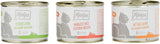 MjAMjAM - Nourriture humide de qualité supérieure pour chats - Pack mixte I - Poulet, bœuf, cœurs, paquet de 6 (6 x 200 g), sans céréales avec viande supplémentaire