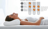 PARADIES Oreiller cervical 40X80 Cm - Revita Ergonomique - Certifié IGR, Oreiller ergonomique de soutien du cou Hauteur : 10 Cm Oreillers orthopédiques cervicaux Naty Shop