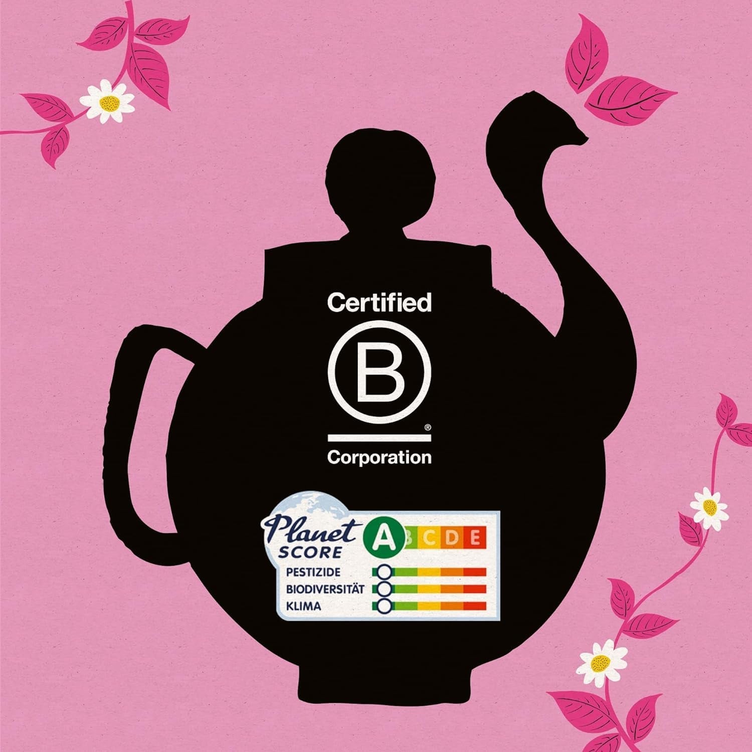 4Er Pack CUPPER Thé aux Fruits Bio "Infusion Canneberge & Framboise", 4X20 sachets de thé non blanc, bio, commerce équitable