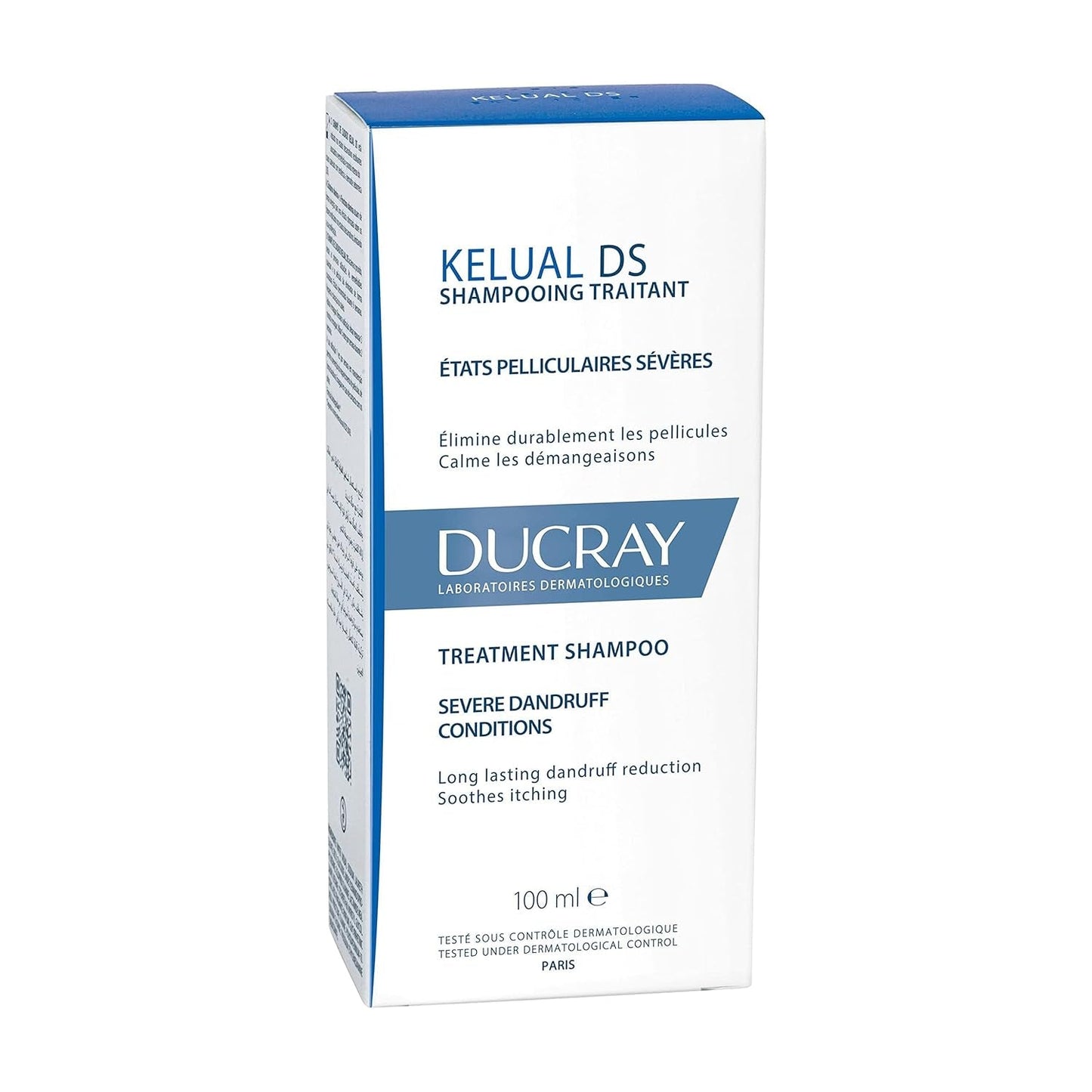 Kelual DS - Shampooing antipelliculaire - 100 ml Douche et bain Kelual DS 100 Ml (1Er Pack)
