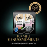Pâté SHEBA Perfect PORTIONS pour chats au saumon, certifié MSC, 8 x 3 x (2 x 37,5g) = 225g (L'emballage sera mis à jour)