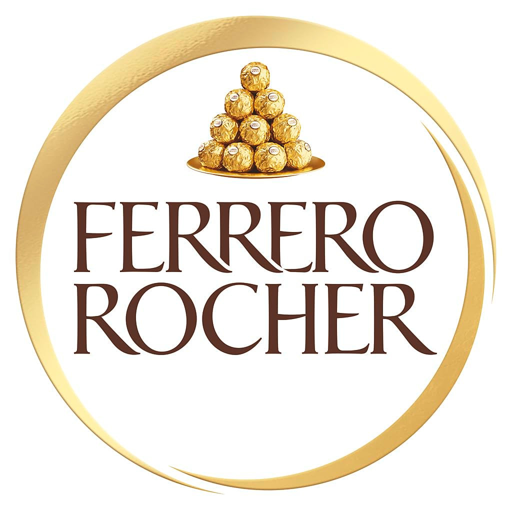 Ferrero Rocher - Pralines Spécialité Croquantes et Crémeuses aux Noisettes - Cadeau de Saint Valentin pour Elle et Lui - 16 Paquets de 4 Pralines Individuelles