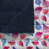 Couette d'été imprimée fantaisie, garnissage polyester, Pétales, 260X270Cm Couettes et couettes Naty Shop