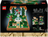 LEGO Icons Fountain Garden - Jeu de construction miniature pour adultes avec feuilles, cyprès, arbres, vignes, fleurs - Idée de cadeau d'anniversaire créative, cadeau de pendaison de crémaillère pour femmes, hommes - 10359 Jeux de construction Beuche den LEGO-Store