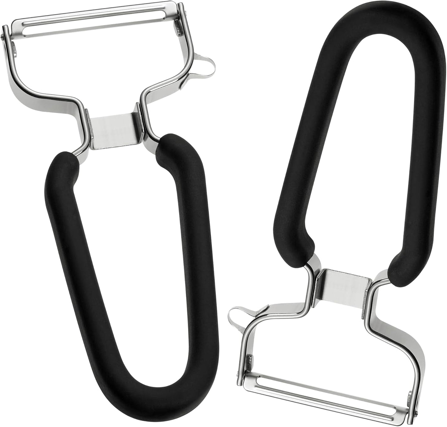 Lurch Éplucheur économique Éplucheur de pommes de terre en acier inoxydable avec tête de lame Éplucheur mobile Naty Shop 2Er Set