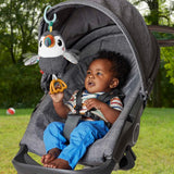 FISHER-PRICE Flap & Go Toucan - La peluche pour poussette favorise la motricité fine et les capacités sensorielles des nouveau-nés dès la naissance HNX66 Baby Toys Naty Shop