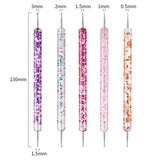 31 pièces ensemble de pinceaux à ongles professionnels, pinceaux à ongles à double extrémité, pinceaux à ongles pour gel, stylo acrylique pour nail art, outils de pointage pour nail art, brosse à ongles pour la conception de salons de coiffure DIY