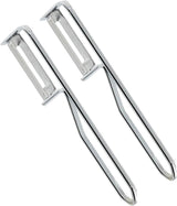 Éplucheur universel Fackelmann, lame en acier inoxydable Éplucheur Naty Shop Éplucheur économique Set 2 pièces