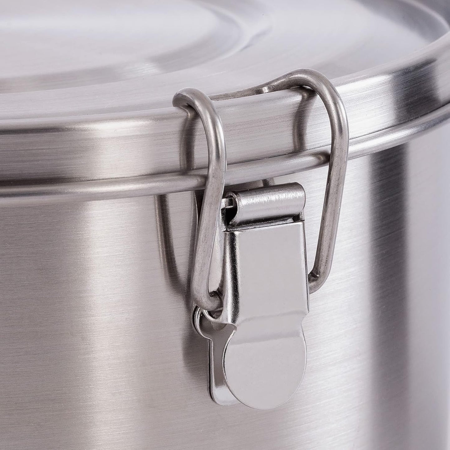Tatonka Food Bowl - Récipient / bol alimentaire en acier inoxydable - Avec couvercle, clips de fixation et échelle de volume - Volume 0,5L / 0,75L / 1L Boîtes de conservation alimentaire Naty Shop