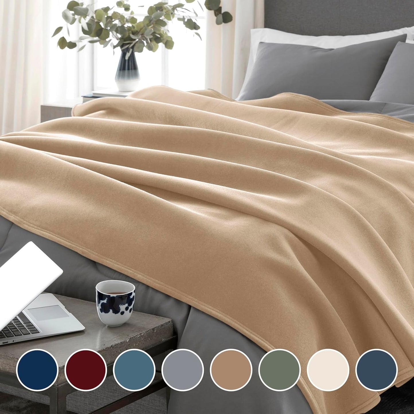 Vellux Original double plafond, marron clair Couettes et couettes Naty Shop