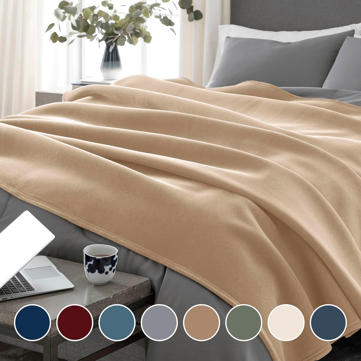 Vellux Original double plafond, marron clair Couettes et couettes Naty Shop