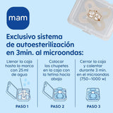 Coffret nouveau-né MAM, coffret cadeau, composé de : 2 x biberons anti-coliques 160 ml, 1 x biberon anti-coliques 260 ml, 1 x tétine Original Start, 1 x broche pour tétine, à partir de 0 mois, Neutro