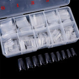 1000 pièces faux ongles 10 tailles pointes d'ongles naturels pointes d'ongles français artificiels pointes d'ongles artificiels faux ongles conseils boîte conseils d'art pour femmes filles