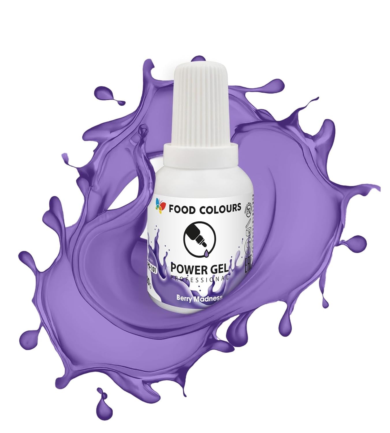 Colorant alimentaire en gel, beige, couleur champagne, 20 g. Colorant alimentaire pour une large gamme d'applications pour la décoration de gâteaux, tartelettes, crème, génoise, glaçage royal, macarons.