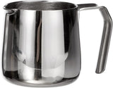 Cilio 0000201383 Carafe à Latte Macchiato, Acier Inoxydable, Argent, 6,4 x 7,4 x 7,6 cm