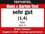 Ritter Stilo 7 plus Kabelloser Stabmixer, Pürierstab Mit Akku Aus Vollmetall, Fabriqué en Allemagne, Silber Kitchen Naty Shop