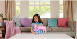 Licorne Barbie qui brille dans le noir avec 20 combinaisons interactives d'effets lumineux, sonores et musicaux pour jouer avec des boutons-poussoirs et des coups de tête, JCP78