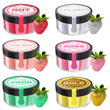 Paillettes comestibles, lot de 6 teintes, 5 grammes Glitter Naty Shop