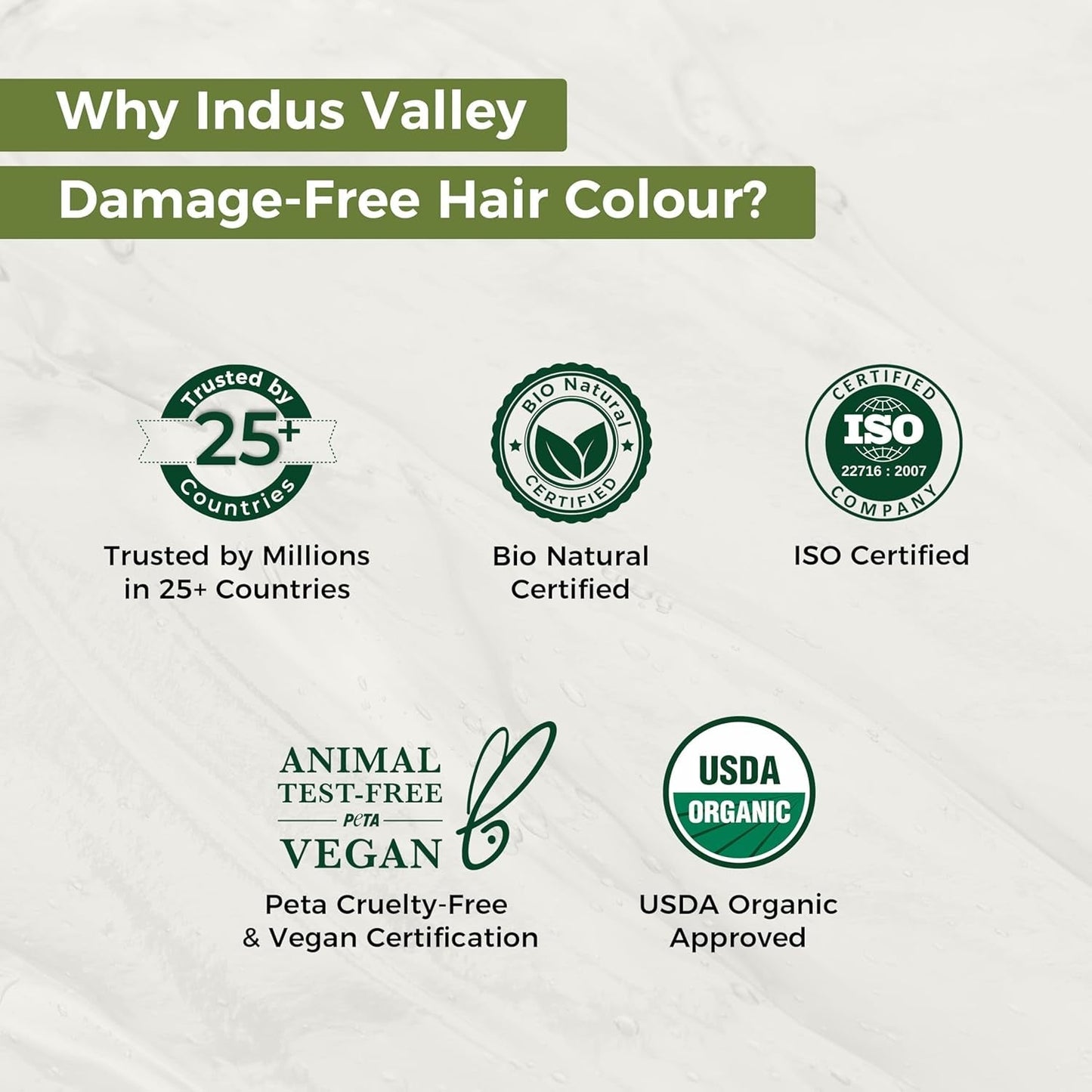 Coloration capillaire en gel naturel sans dommages Indus Valley | Sans ammoniaque, végétalien et sans cruauté | Jusqu'à 100 % de couverture des gris, résultats longue durée | Châtain clair 5.0 (20 grammes + 200 ml) Coloration capillaire Naty Shop