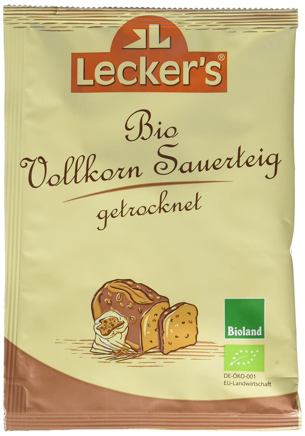 Lecker'S Bio Vollkorn Sauerteig (10 X 30 G) Mélange pour la pâtisserie et la cuisson Naty Shop Default Title